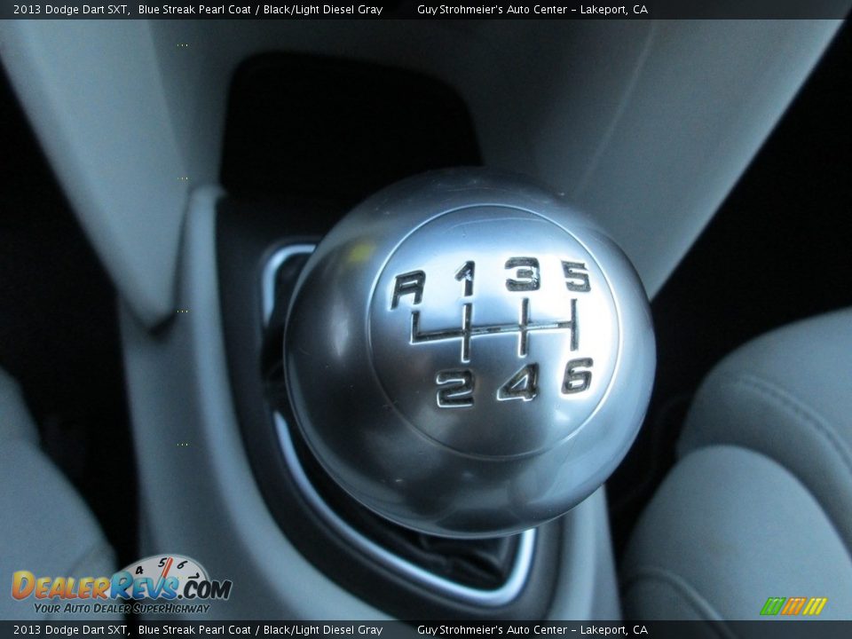 2013 Dodge Dart SXT Blue Streak Pearl Coat / Black/Light Diesel Gray Photo #26