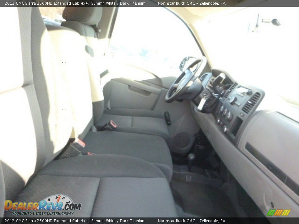 2012 GMC Sierra 2500HD Extended Cab 4x4 Summit White / Dark Titanium Photo #12