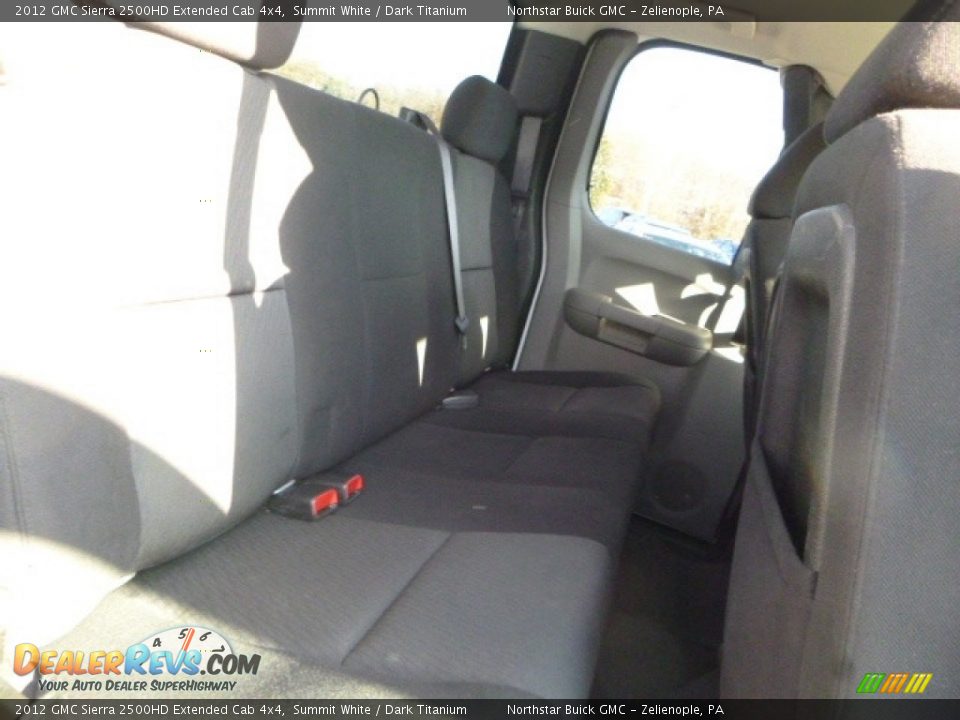 2012 GMC Sierra 2500HD Extended Cab 4x4 Summit White / Dark Titanium Photo #14