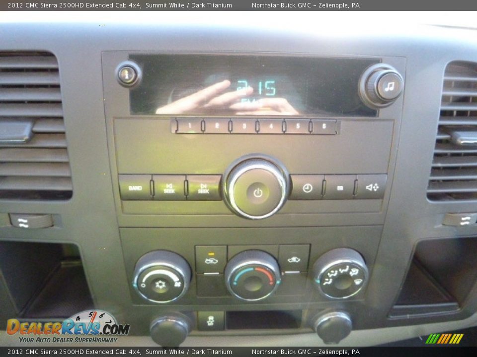 2012 GMC Sierra 2500HD Extended Cab 4x4 Summit White / Dark Titanium Photo #19