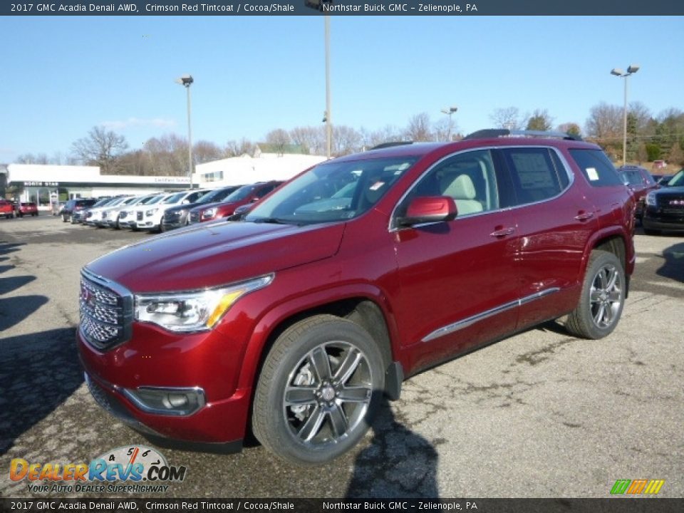 2017 GMC Acadia Denali AWD Crimson Red Tintcoat / Cocoa/Shale Photo #1