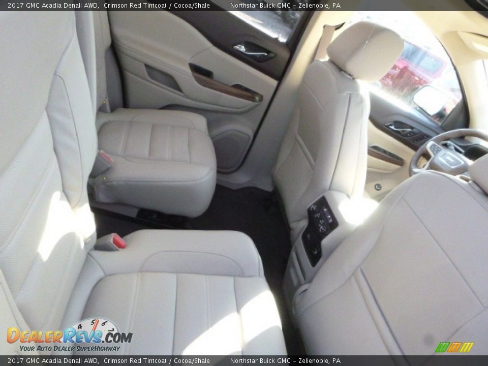 2017 GMC Acadia Denali AWD Crimson Red Tintcoat / Cocoa/Shale Photo #6