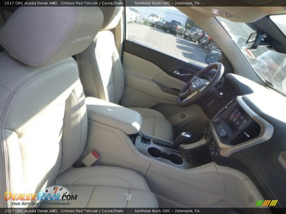 2017 GMC Acadia Denali AWD Crimson Red Tintcoat / Cocoa/Shale Photo #8