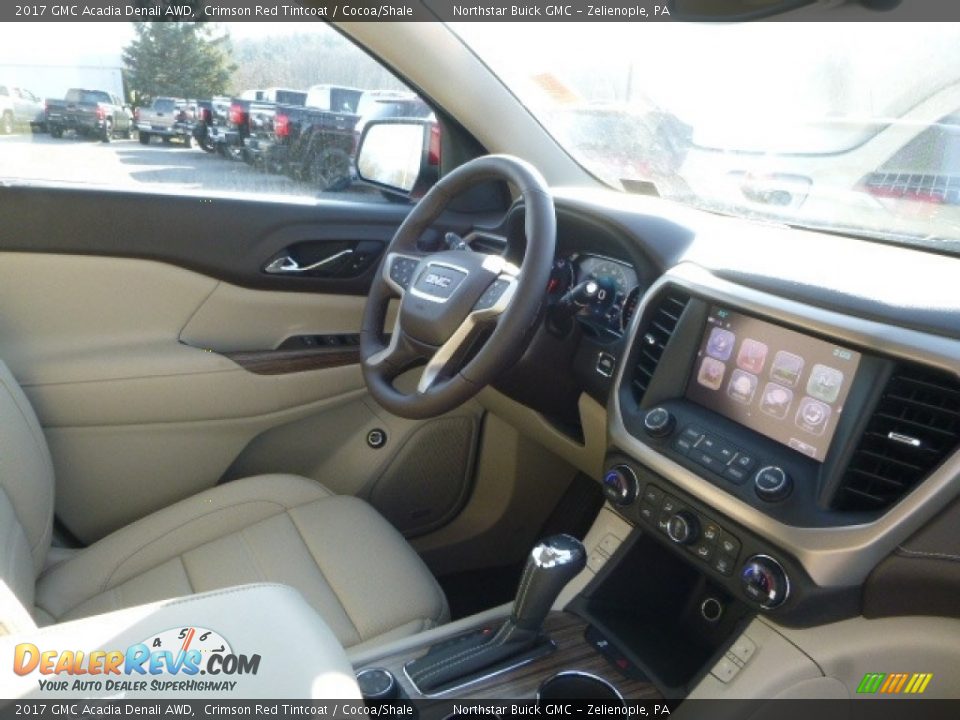 2017 GMC Acadia Denali AWD Crimson Red Tintcoat / Cocoa/Shale Photo #10