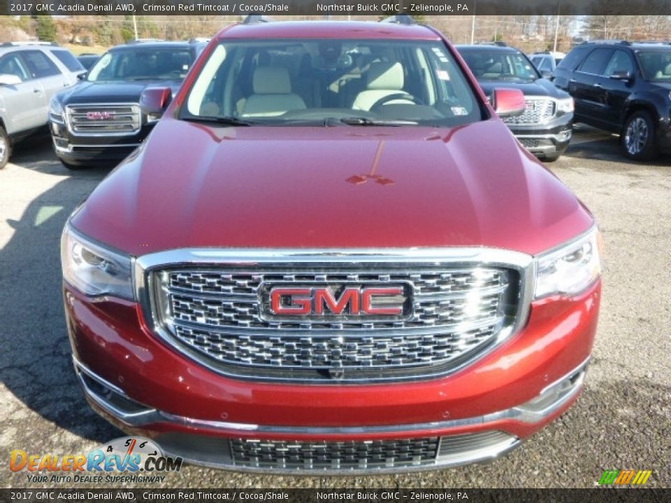 2017 GMC Acadia Denali AWD Crimson Red Tintcoat / Cocoa/Shale Photo #12