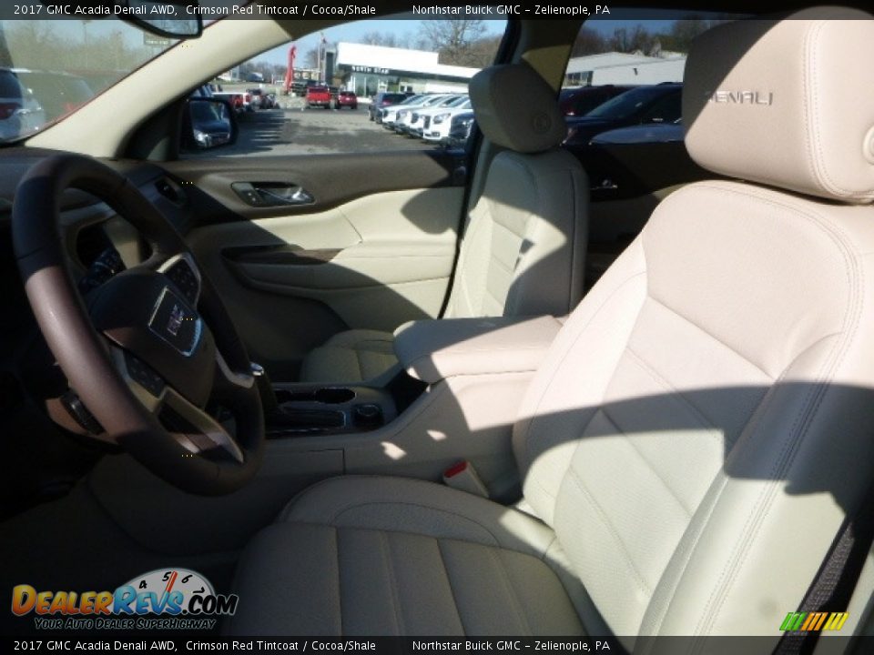 2017 GMC Acadia Denali AWD Crimson Red Tintcoat / Cocoa/Shale Photo #13