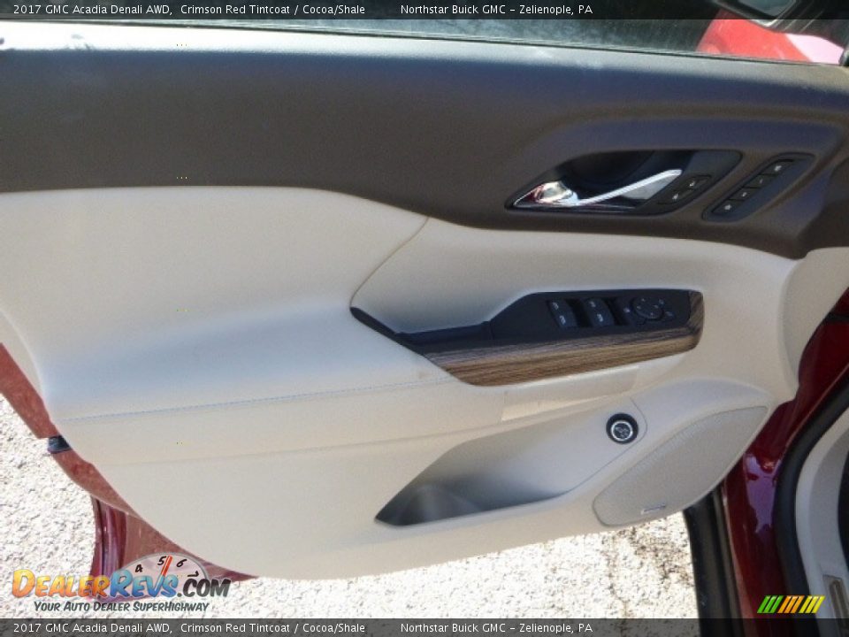 2017 GMC Acadia Denali AWD Crimson Red Tintcoat / Cocoa/Shale Photo #14