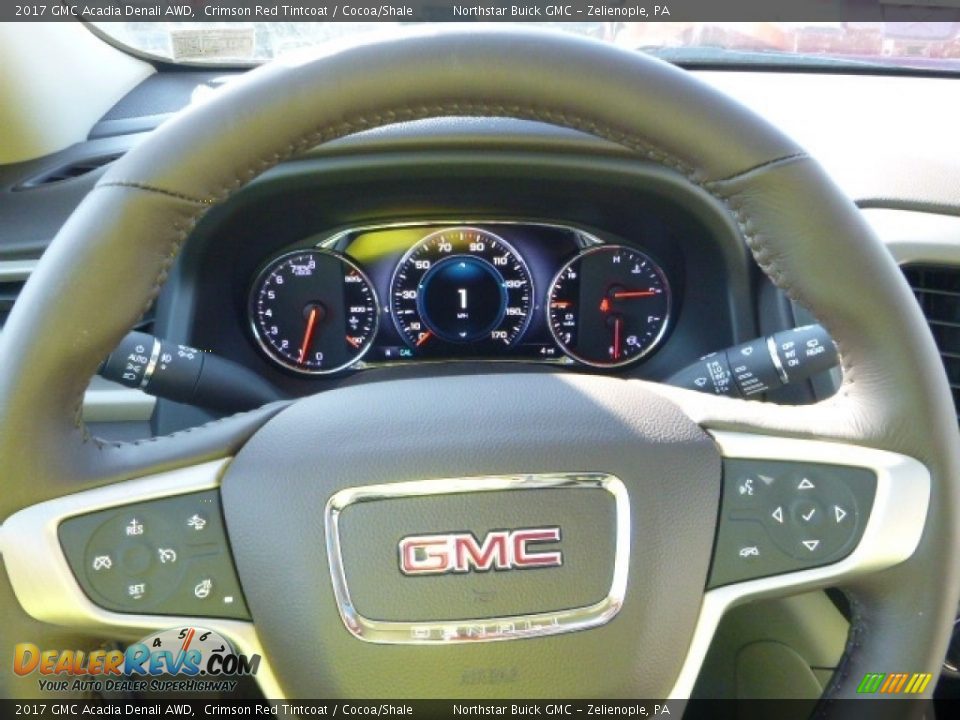 2017 GMC Acadia Denali AWD Crimson Red Tintcoat / Cocoa/Shale Photo #20
