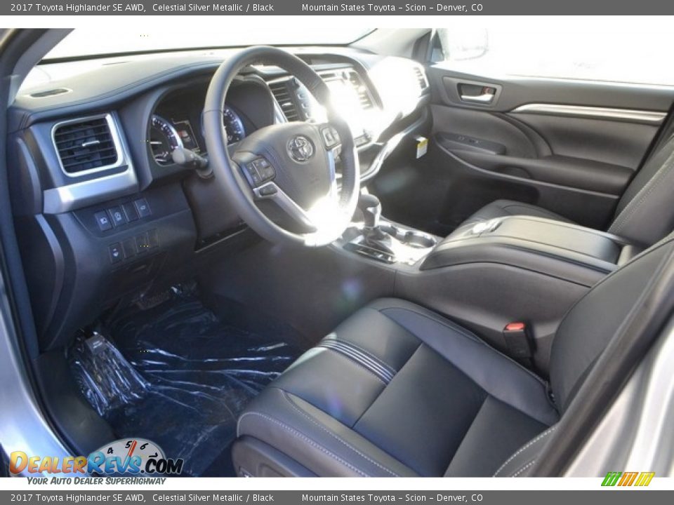 2017 Toyota Highlander SE AWD Celestial Silver Metallic / Black Photo #4