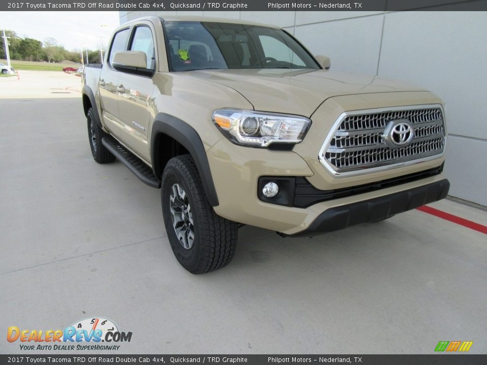 2017 Toyota Tacoma TRD Off Road Double Cab 4x4 Quicksand / TRD Graphite Photo #2
