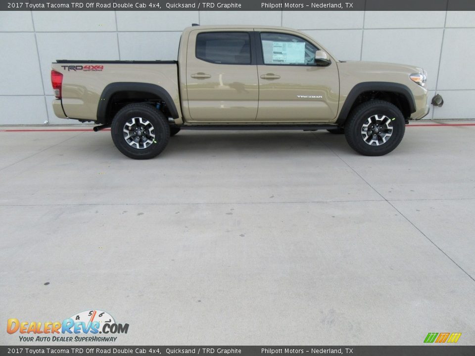 2017 Toyota Tacoma TRD Off Road Double Cab 4x4 Quicksand / TRD Graphite Photo #3