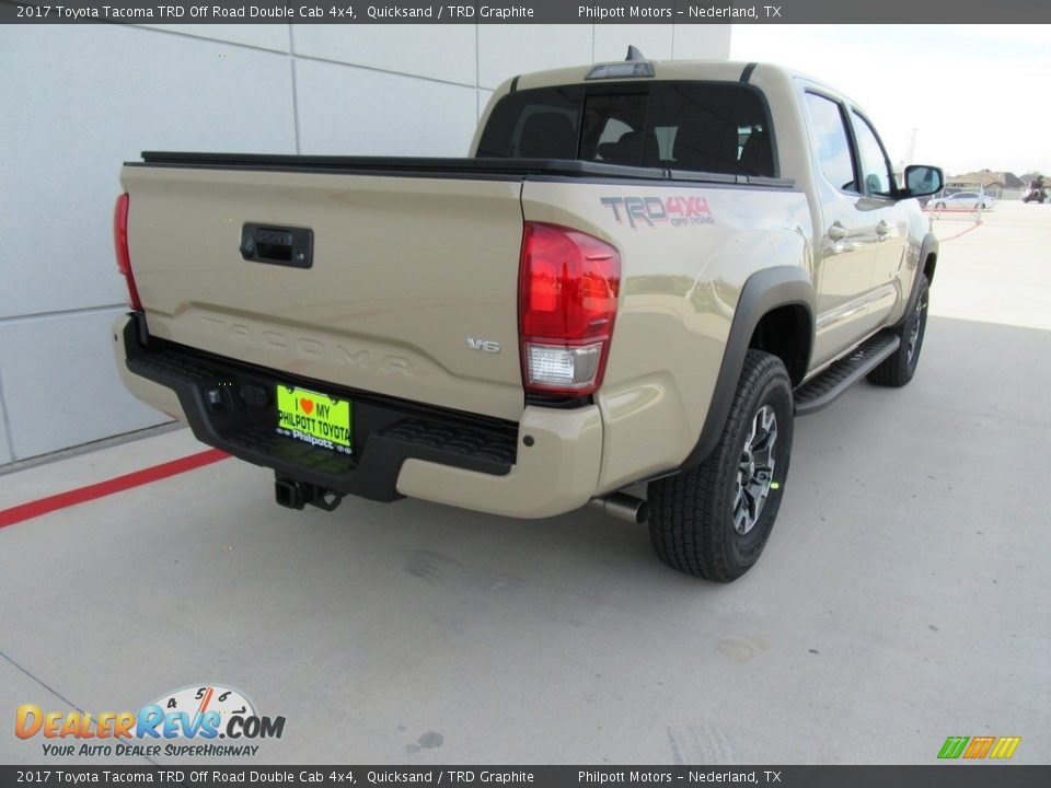 2017 Toyota Tacoma TRD Off Road Double Cab 4x4 Quicksand / TRD Graphite Photo #4
