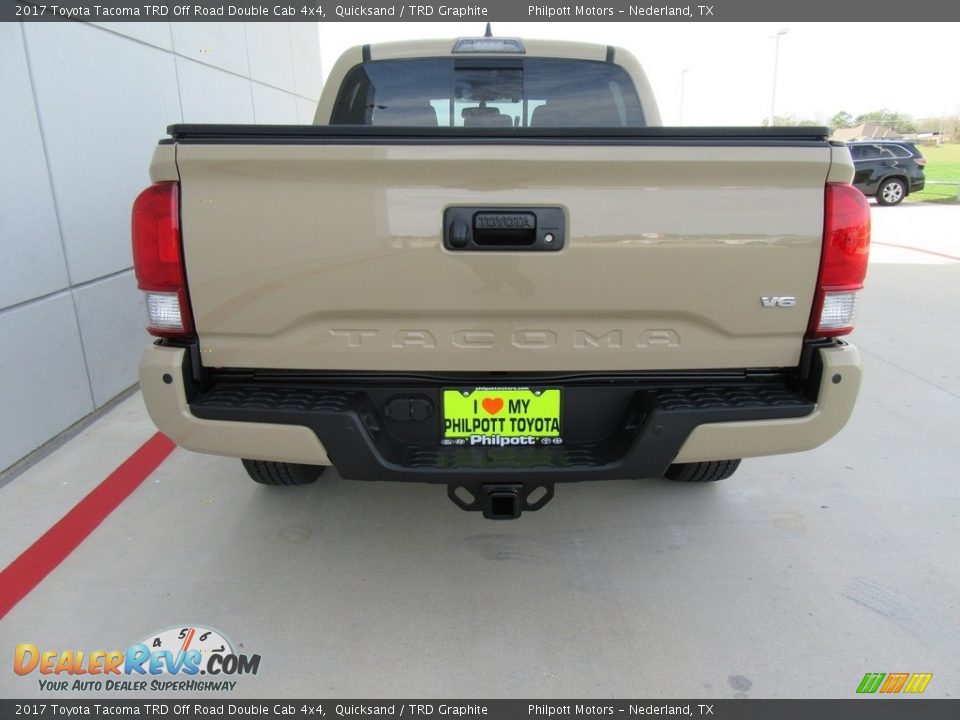 2017 Toyota Tacoma TRD Off Road Double Cab 4x4 Quicksand / TRD Graphite Photo #5