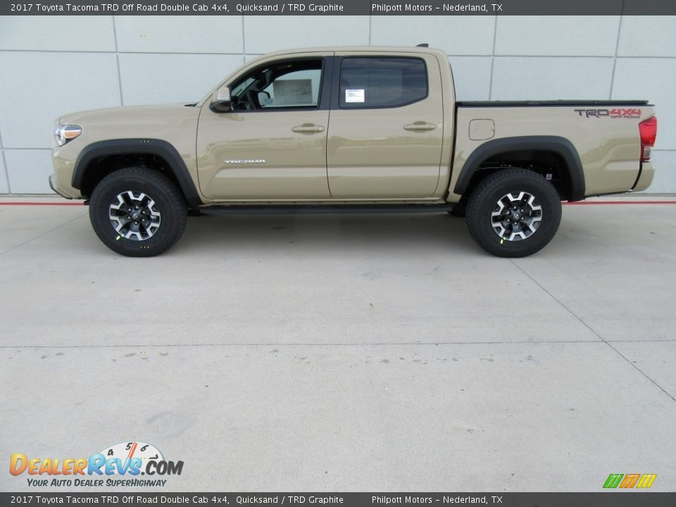 2017 Toyota Tacoma TRD Off Road Double Cab 4x4 Quicksand / TRD Graphite Photo #6