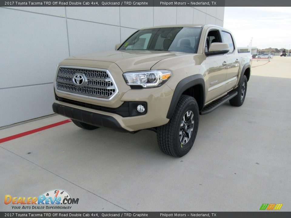 2017 Toyota Tacoma TRD Off Road Double Cab 4x4 Quicksand / TRD Graphite Photo #7