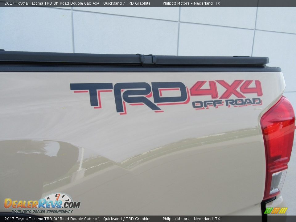 2017 Toyota Tacoma TRD Off Road Double Cab 4x4 Quicksand / TRD Graphite Photo #16