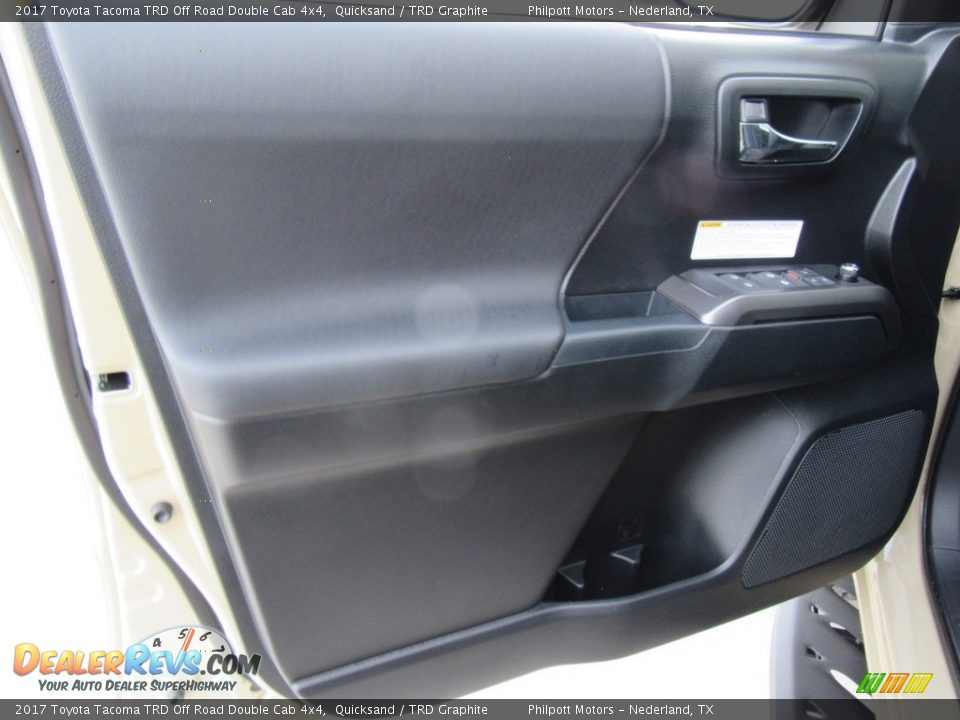 2017 Toyota Tacoma TRD Off Road Double Cab 4x4 Quicksand / TRD Graphite Photo #21