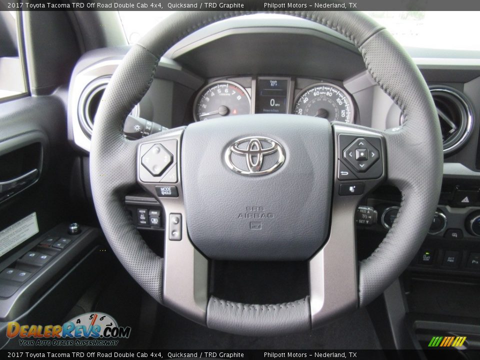 2017 Toyota Tacoma TRD Off Road Double Cab 4x4 Quicksand / TRD Graphite Photo #33