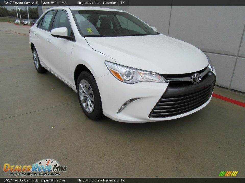 2017 Toyota Camry LE Super White / Ash Photo #1