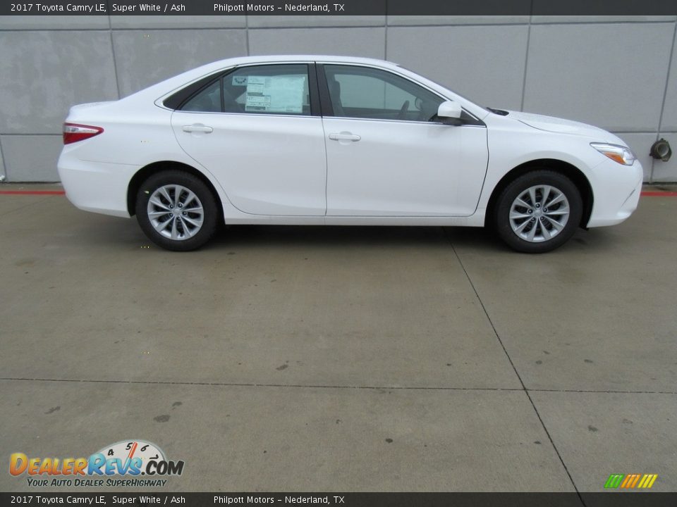 2017 Toyota Camry LE Super White / Ash Photo #3