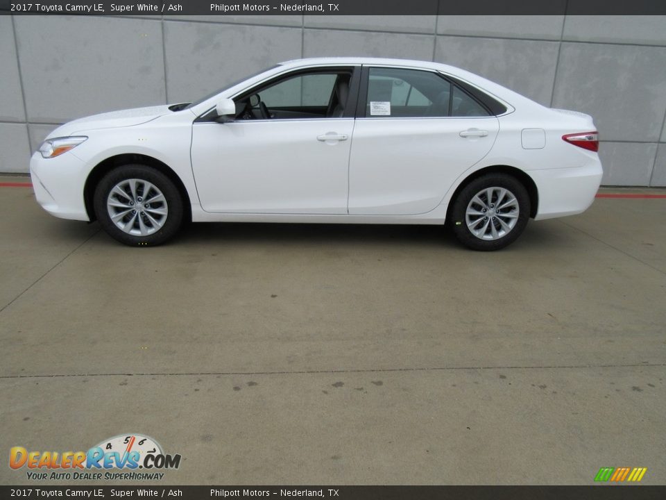 2017 Toyota Camry LE Super White / Ash Photo #6