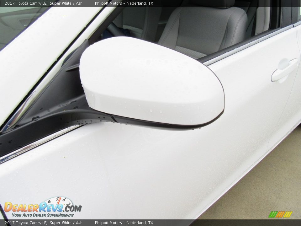 2017 Toyota Camry LE Super White / Ash Photo #12