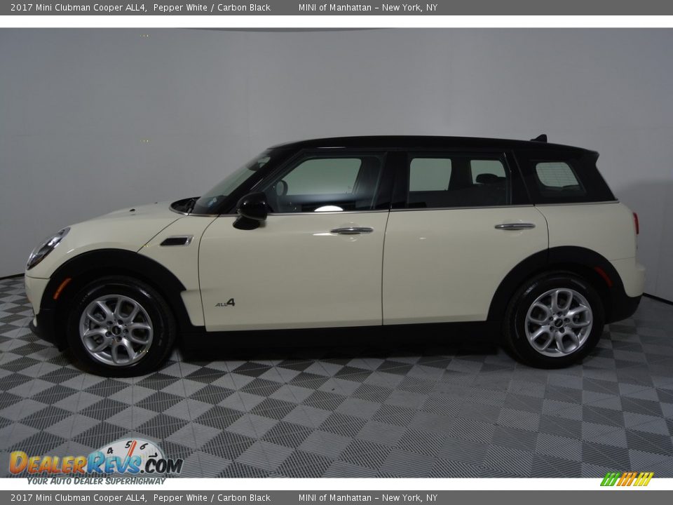 2017 Mini Clubman Cooper ALL4 Pepper White / Carbon Black Photo #3