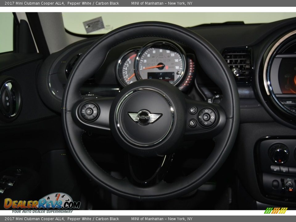 2017 Mini Clubman Cooper ALL4 Pepper White / Carbon Black Photo #15
