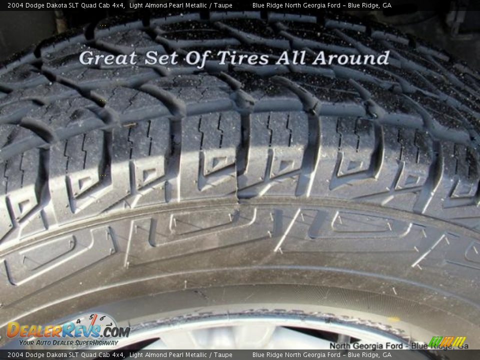 2004 Dodge Dakota SLT Quad Cab 4x4 Light Almond Pearl Metallic / Taupe Photo #10