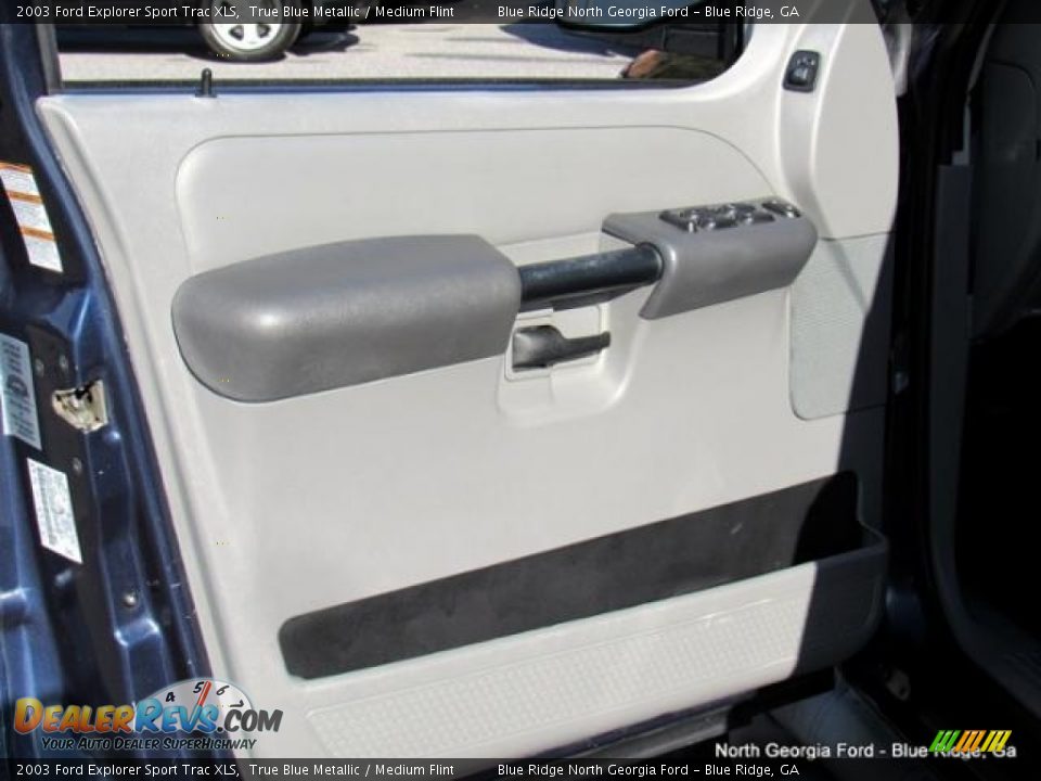 2003 Ford Explorer Sport Trac XLS True Blue Metallic / Medium Flint Photo #9