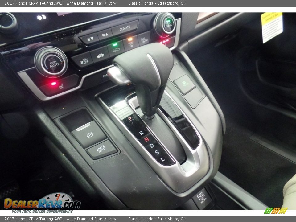 2017 Honda CR-V Touring AWD White Diamond Pearl / Ivory Photo #12