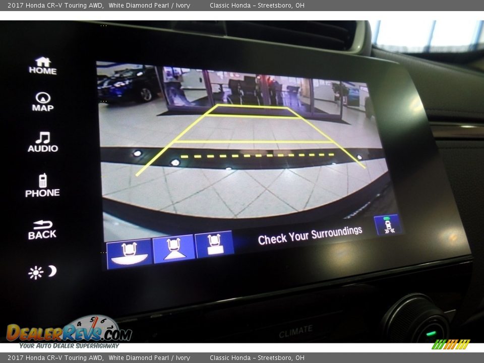2017 Honda CR-V Touring AWD White Diamond Pearl / Ivory Photo #14