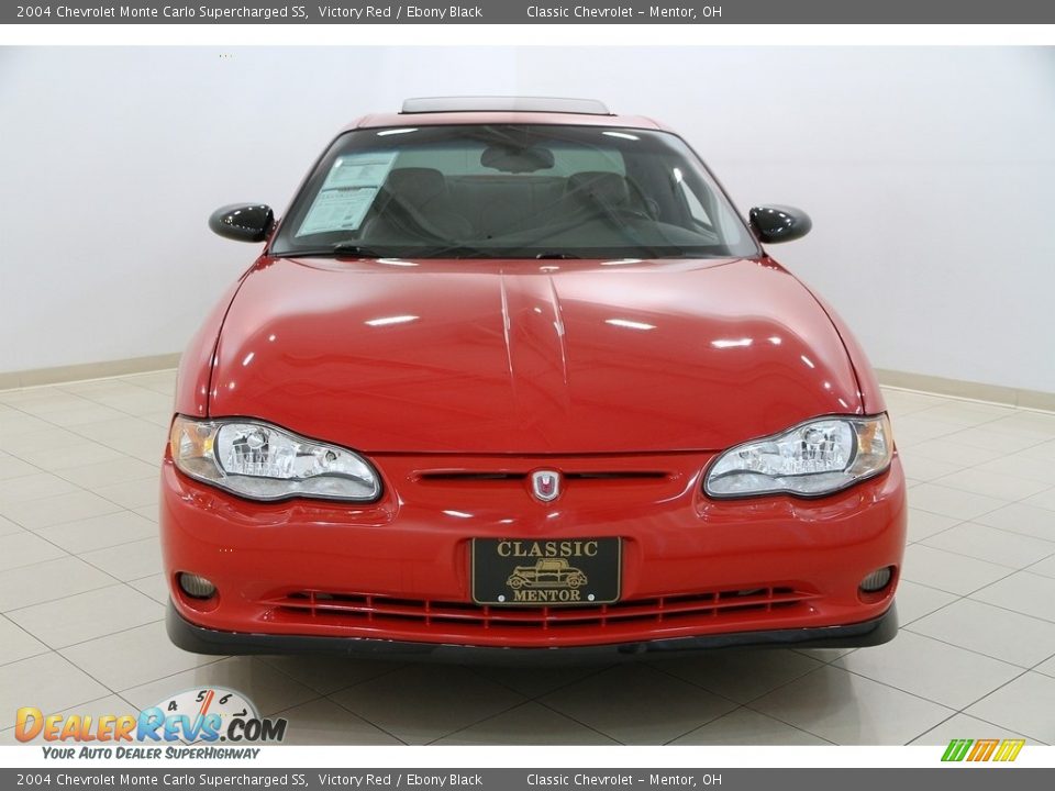 2004 Chevrolet Monte Carlo Supercharged SS Victory Red / Ebony Black Photo #3
