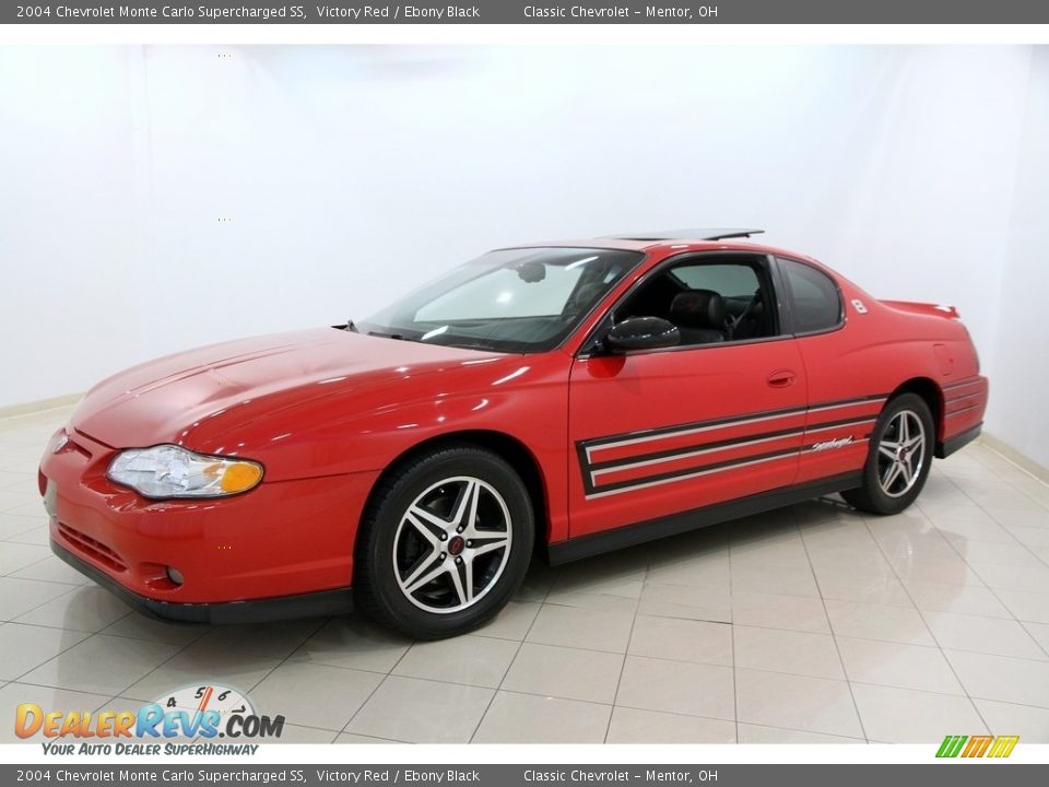 2004 Chevrolet Monte Carlo Supercharged SS Victory Red / Ebony Black Photo #4