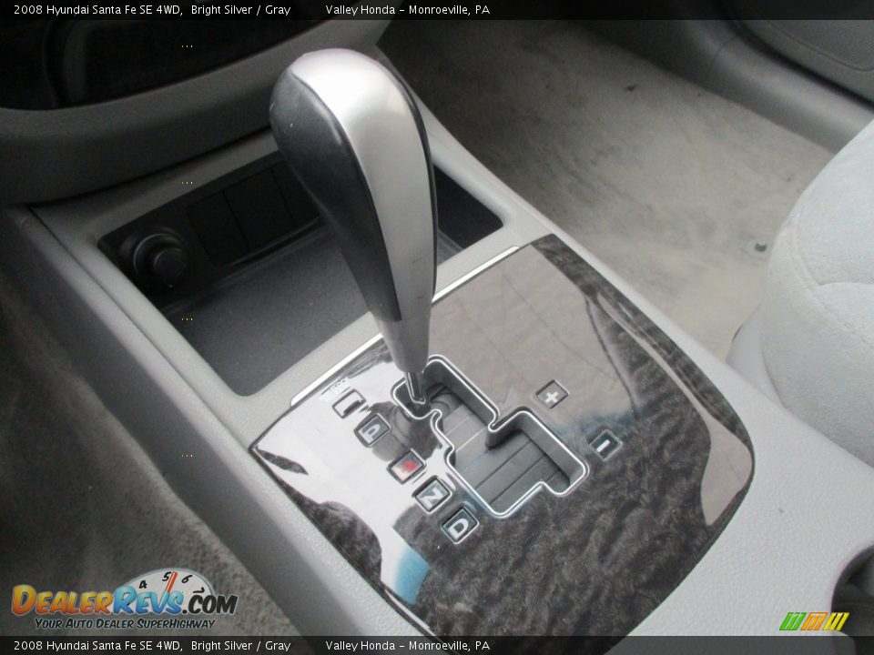 2008 Hyundai Santa Fe SE 4WD Bright Silver / Gray Photo #15