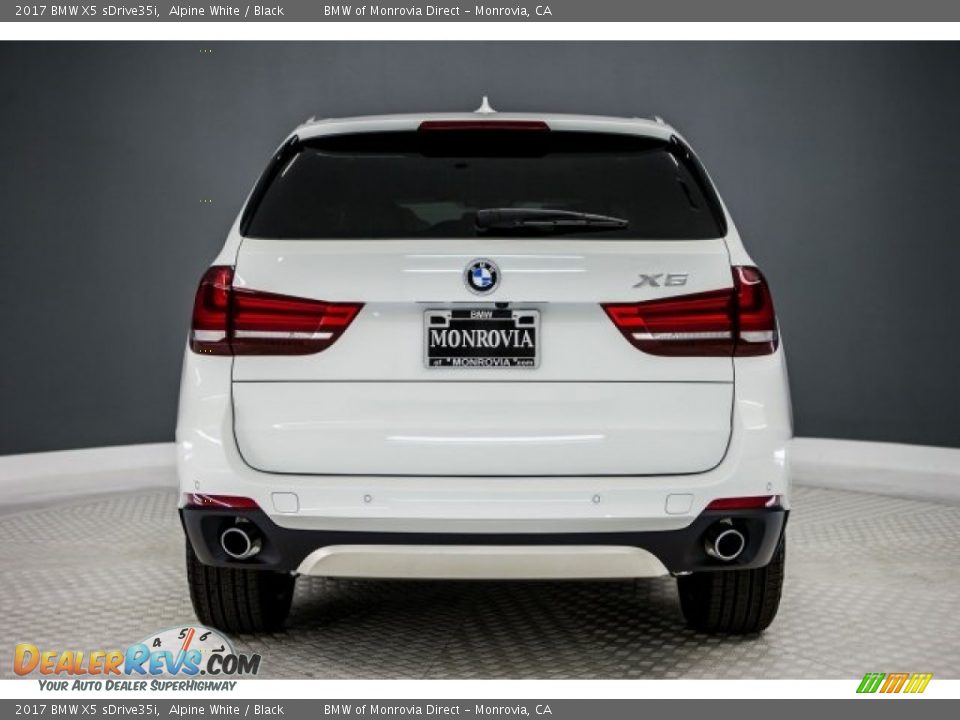 2017 BMW X5 sDrive35i Alpine White / Black Photo #4