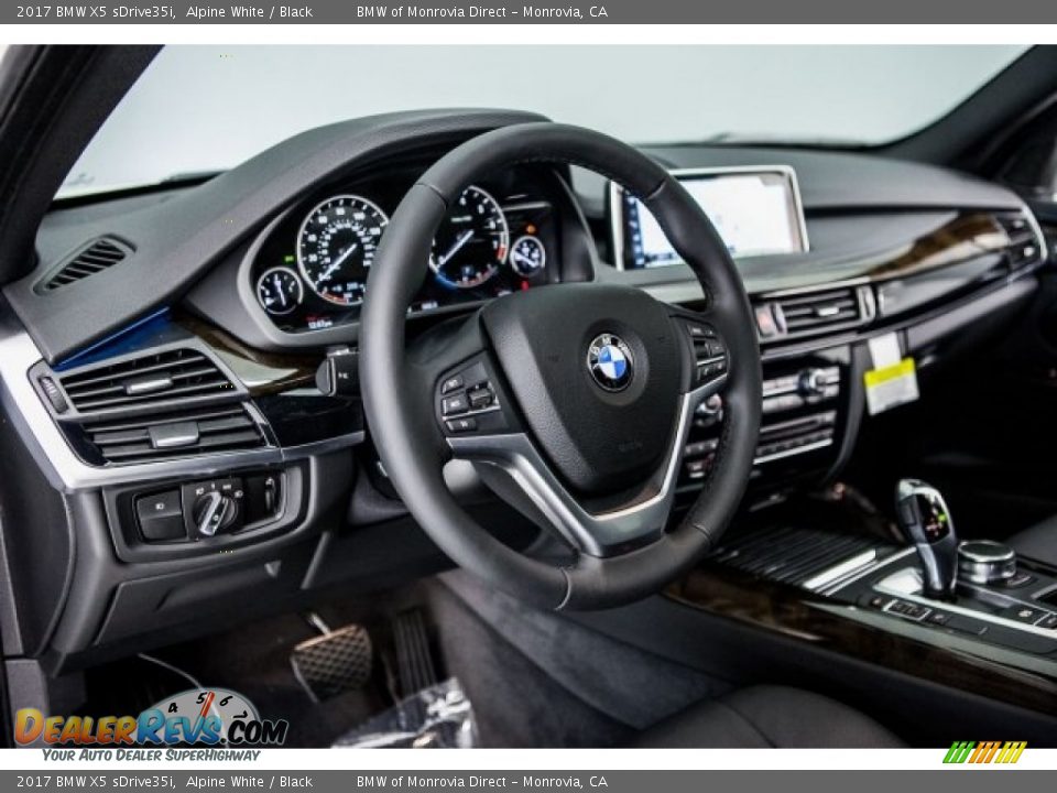 2017 BMW X5 sDrive35i Alpine White / Black Photo #6