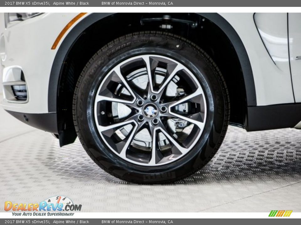 2017 BMW X5 sDrive35i Alpine White / Black Photo #9