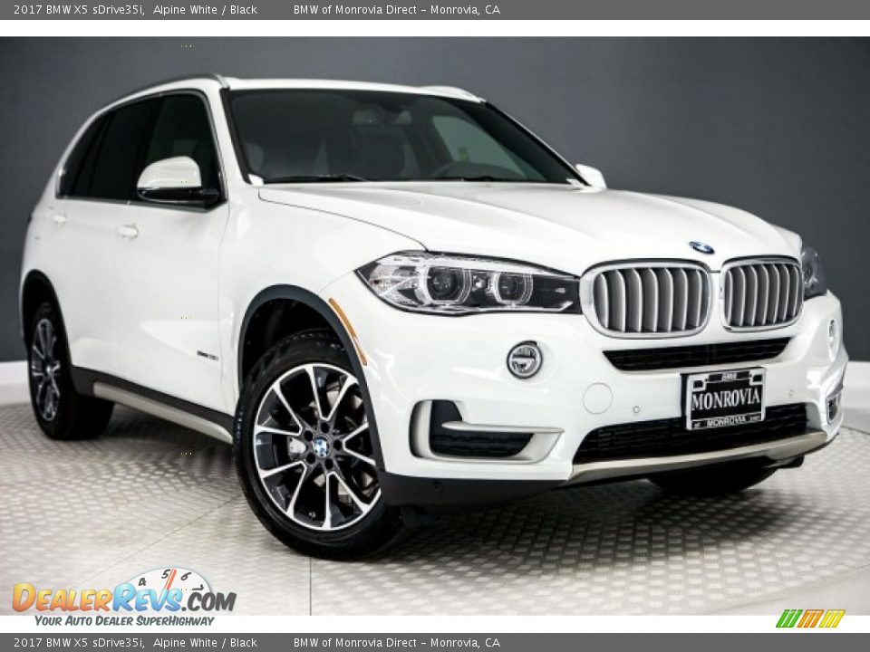 2017 BMW X5 sDrive35i Alpine White / Black Photo #12