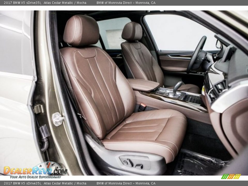 Mocha Interior - 2017 BMW X5 sDrive35i Photo #2