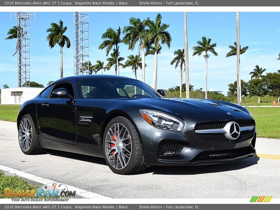 2016 Mercedes-Benz AMG GT S Coupe Magnetite Black Metallic / Black Photo #1
