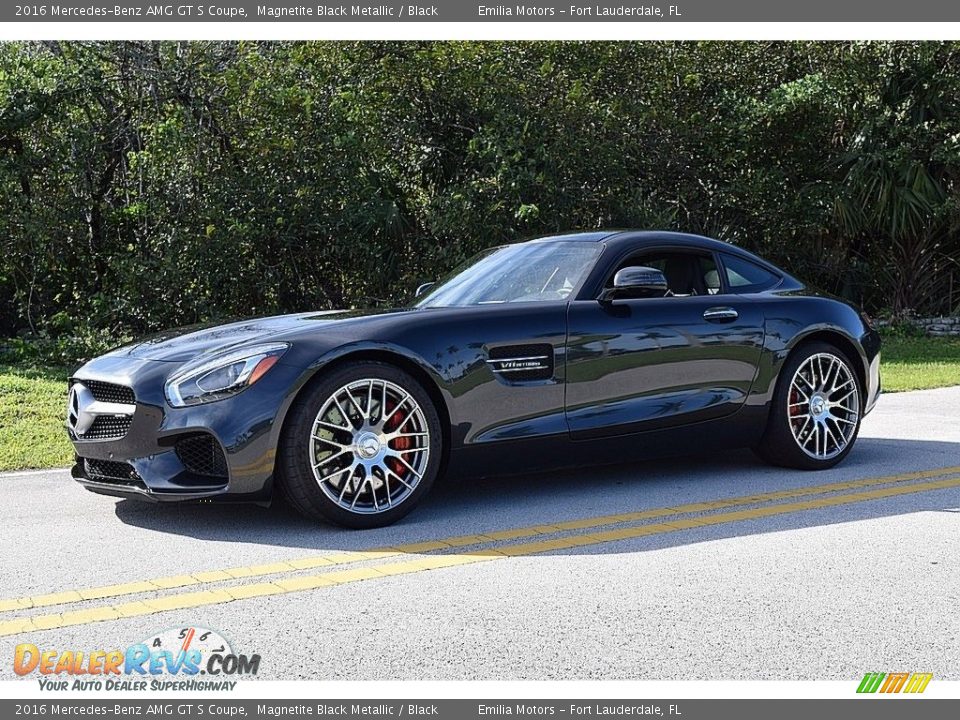 2016 Mercedes-Benz AMG GT S Coupe Magnetite Black Metallic / Black Photo #3