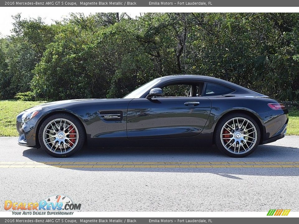 2016 Mercedes-Benz AMG GT S Coupe Magnetite Black Metallic / Black Photo #4