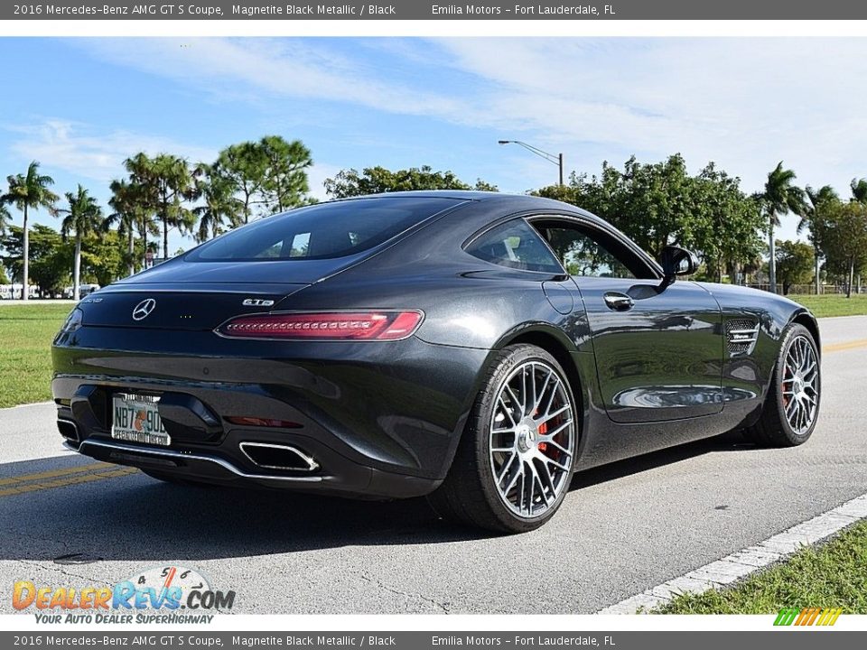 2016 Mercedes-Benz AMG GT S Coupe Magnetite Black Metallic / Black Photo #7