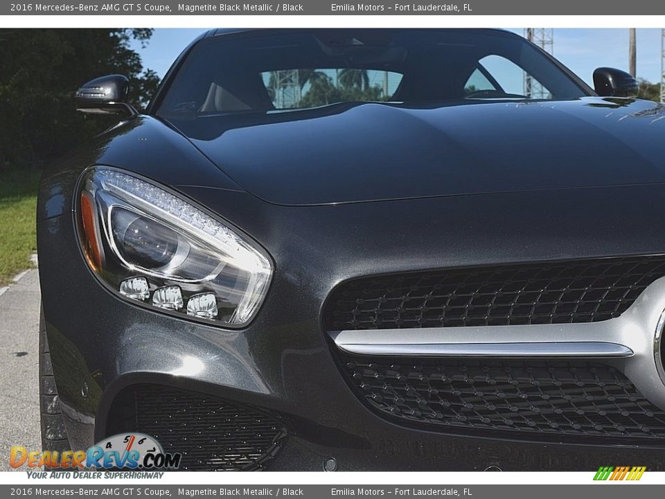 2016 Mercedes-Benz AMG GT S Coupe Magnetite Black Metallic / Black Photo #11