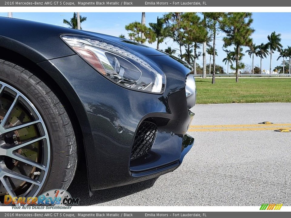 2016 Mercedes-Benz AMG GT S Coupe Magnetite Black Metallic / Black Photo #14