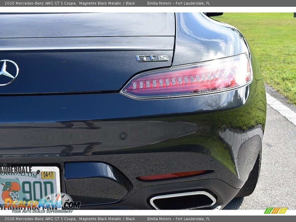 2016 Mercedes-Benz AMG GT S Coupe Magnetite Black Metallic / Black Photo #16