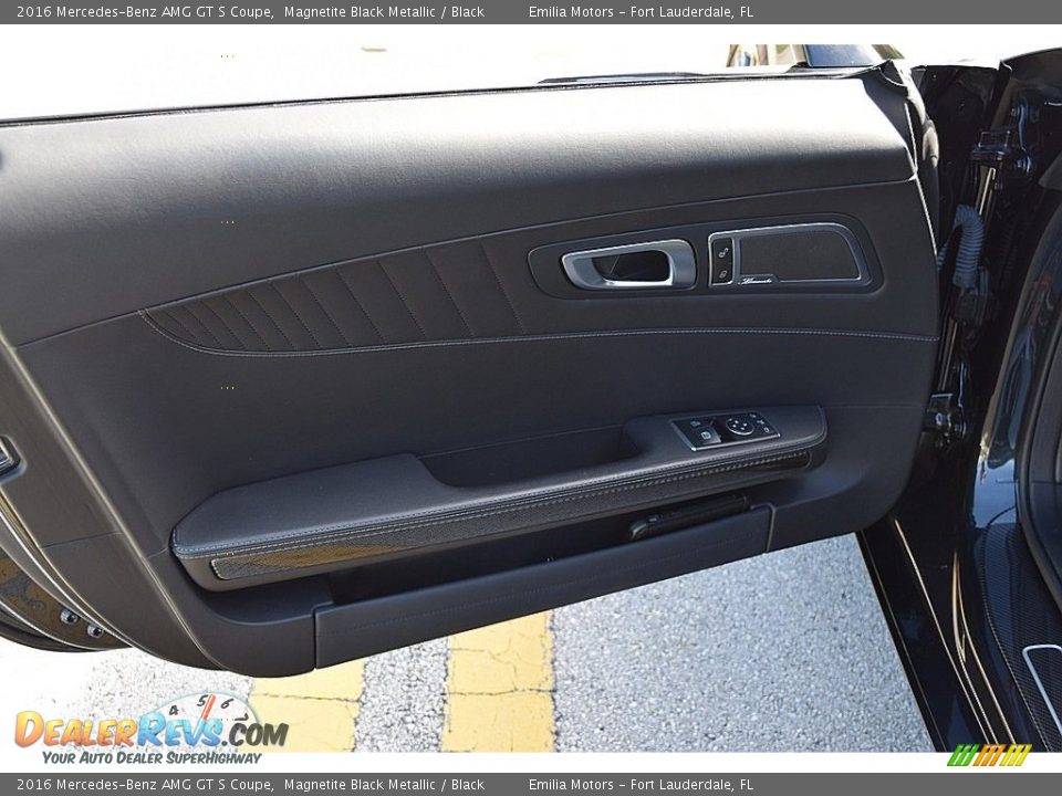 2016 Mercedes-Benz AMG GT S Coupe Magnetite Black Metallic / Black Photo #22