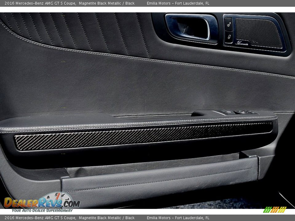 2016 Mercedes-Benz AMG GT S Coupe Magnetite Black Metallic / Black Photo #23
