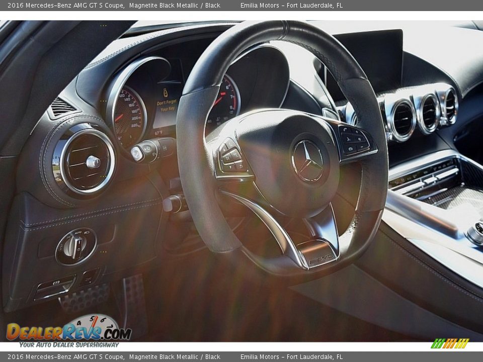 2016 Mercedes-Benz AMG GT S Coupe Magnetite Black Metallic / Black Photo #25